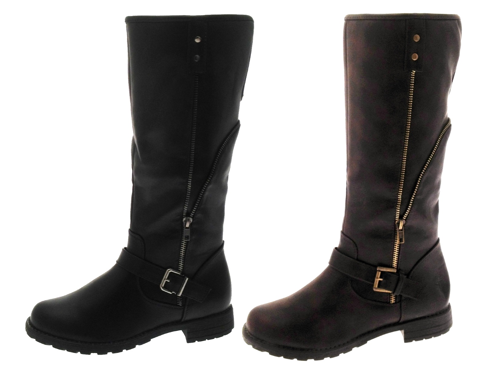 Ladies biker boots Women's motorcycle boots Women's motorcycle boots are designed for the structural differences of a women's foot. Your connection to your motorcycle starts with your feet and having to rely on them for shifting and braking means you should probably invest in a proper pair of women's motorcycle boots so they can keep on doing what they do best.